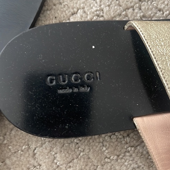 COPY - COPY - Gucci thong sandals ! Only worn 5x size 39.5 . Fits size 9 - Picture 7 of 14